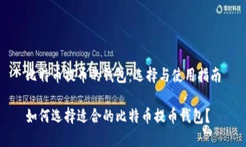 比特币提币的钱包：选择与使用指南

如何选择适合的比特币提币钱包？