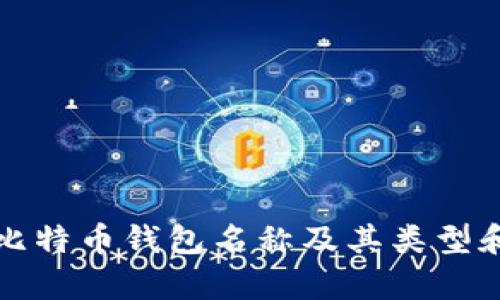 全面解析比特币钱包名称及其类型和使用方法