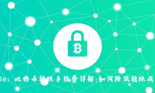 Title: 比特币转账手续费详解：如何降低转账成本？